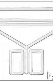 Cabide plástico infantil Cabide plástico infantil