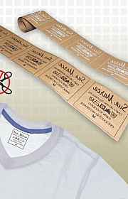 Etiqueta transfer para tecido Etiqueta transfer para tecido